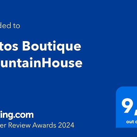 Elatos Boutique Mountainhouse Villa Karpenisi Bagian luar foto