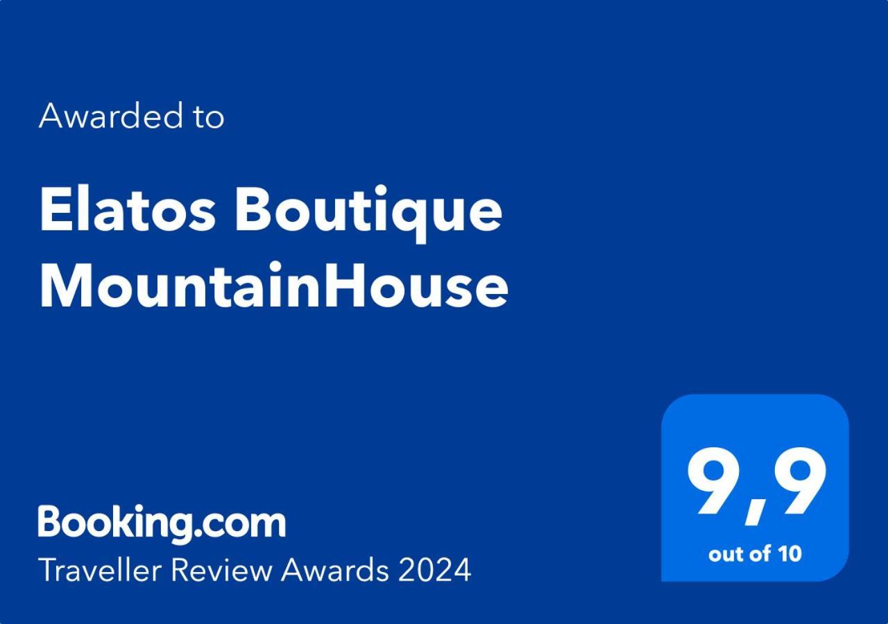 Elatos Boutique Mountainhouse Villa Karpenisi Bagian luar foto